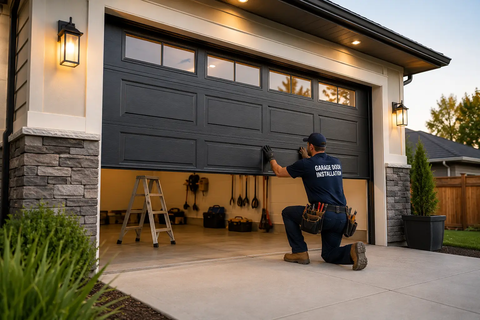 Garage door installation and replacement service in Detroit